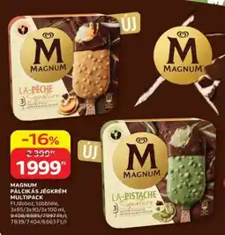 Auchan Magnum Pálcikás Jégkrém Multipack ajánlat