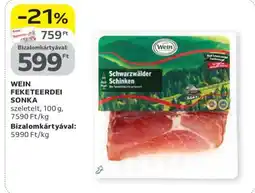 Auchan Wein feketeerdei sonka ajánlat