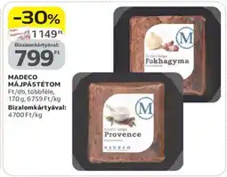 Auchan Madeco Májpástétom ajánlat