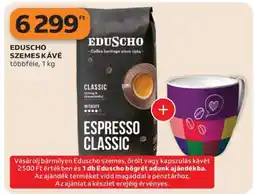 Auchan Eduscho szemes kávé ajánlat