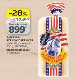 Auchan Amerikai Szendvicskenyér ajánlat