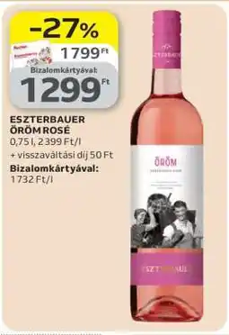 Auchan Eszterbauer Öröm Rosé ajánlat
