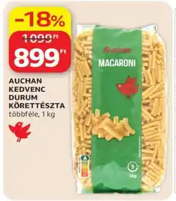 Auchan AUCHAN KEDVENC DURUM KÖRETTÉSZTA ajánlat