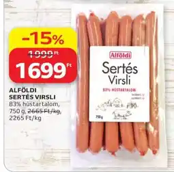 Auchan Alföldi Sertés Virsli ajánlat