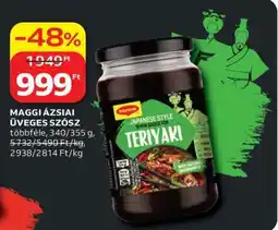Auchan MAGGI ÁZSIAI ÜVEGES SZÓSZ ajánlat
