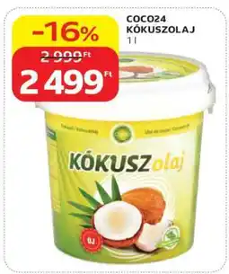 Auchan COCO24 Kókuszolaj ajánlat
