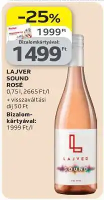 Auchan LAJVER SOUND ROSÉ ajánlat