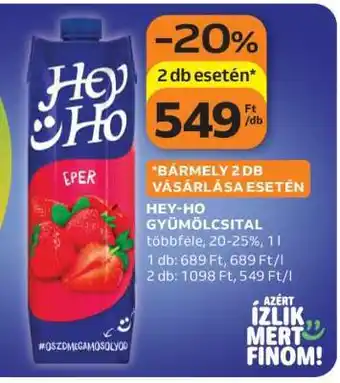 Auchan HEY-HO GYÜMÖLCSITAL ajánlat