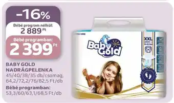 Auchan BABY GOLD NADRÁGPELENKA ajánlat