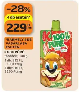 Auchan KUBU PŰRÉ ajánlat