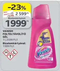 Auchan VANISH FOLTELTÁVOLÍTÓ GÉL ajánlat