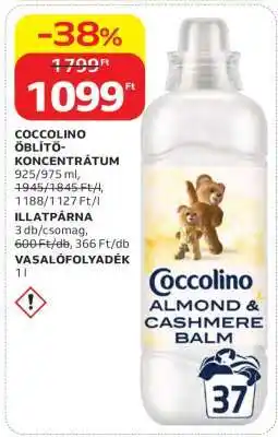 Auchan Coccolino Öblítő Koncentrátum ajánlat