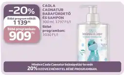 Auchan CAOLA CAONATUR BABAFÜRDETŐ ÉS SAMPON ajánlat