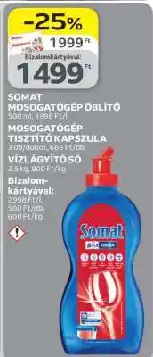 Auchan SOMAT MOSOGATÓGÉP ÖBLÍTŐ ajánlat