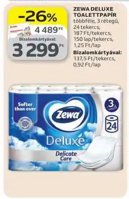 Auchan ZEWA DELUXE TOALETTAPÍR ajánlat