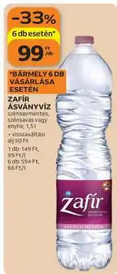 Auchan Zafír Ásványvíz ajánlat