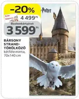 Auchan Bársony strandtörölköző ajánlat