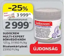 Auchan SUDOCREM MULTI-EXPERT BŐRVÉDŐ KRÉM ajánlat