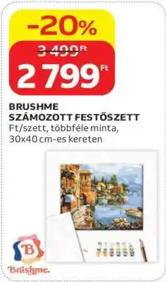 Auchan Brushme Számozott Festőszett ajánlat