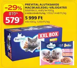 Auchan PREVITAL ALUTASAKOS MACSKAELEDEL-VÁLOGATÁS ajánlat