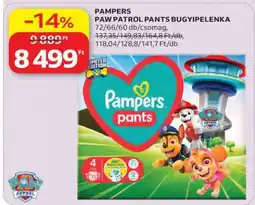 Auchan Pampers Paw Patrol Pants Bugyipelenka ajánlat