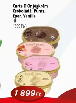 Real Carte D'Or jégkrém Csokoládé, Puncs, Eper, Vanília ajánlat