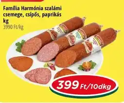 Real Família Harmónia szalámi csemege, csípős, paprikás ajánlat