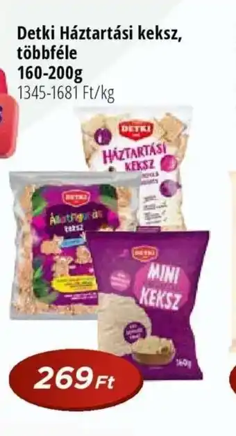 Detki Háztartási keksz, többféle