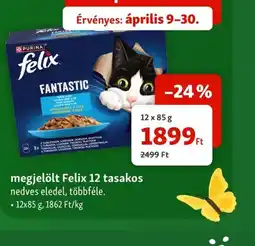 Fressnapf FELIX nedves eledel ajánlat