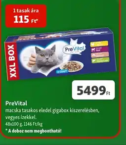 Fressnapf PreVital macska tasakos eledel ajánlat