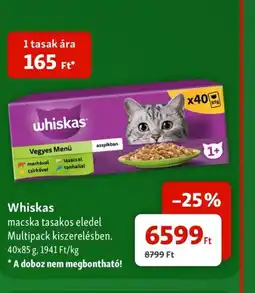 Fressnapf Whiskas macska tasakos eledel ajánlat
