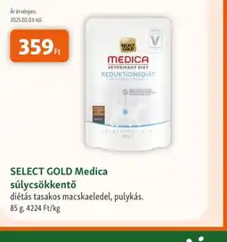Fressnapf SELECT GOLD Medica súlycsökkentő macskaeledel ajánlat