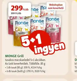 Fressnapf MONGE Grill macskaeledel ajánlat