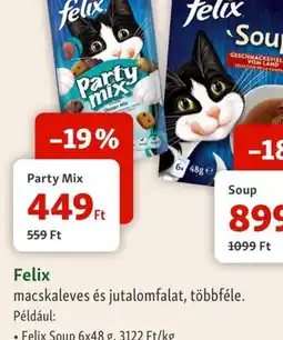 Fressnapf Felix macskaleves és jutalomfalat ajánlat