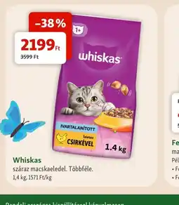 Fressnapf Whiskas száraz macskaeledel ajánlat