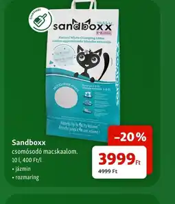 Fressnapf Sandboxx csomsod macskaalom ajánlat