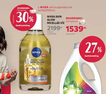 NIVEA SKIN GLOW MICCELLÁS V kártyával:Z