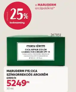 Rossmann MARUDERM F15 CICA ARCKRÉM ajánlat