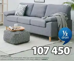 JYSK GEDVED kanapé ajánlat