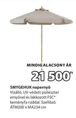 JYSK SMYGEHUK napernyő ajánlat
