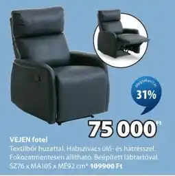 JYSK VEJEN fotel ajánlat