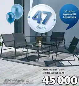 JYSK HORNSLET kerti ülőgarnitúra ajánlat
