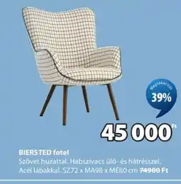 JYSK BIERSTED fotel ajánlat