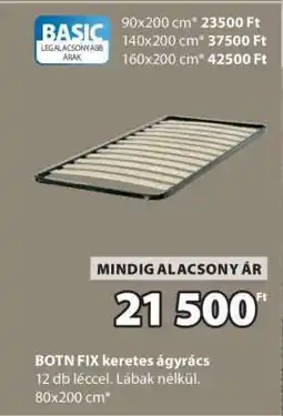 JYSK BOTN FIX keretes ágyrács ajánlat
