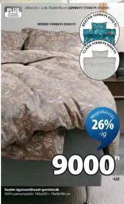 JYSK Szatén ágyneműhuzat-garnitúrák ajánlat