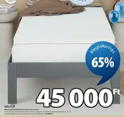 JYSK WELLPUR GLOMMA fehér habszivacs matrac ajánlat