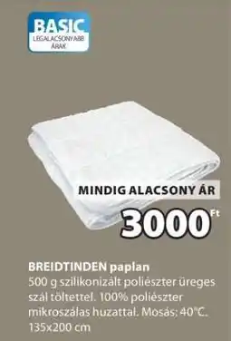 JYSK BREIDTINDEN paplan ajánlat