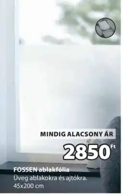 JYSK FOSSEN ablakfólia ajánlat