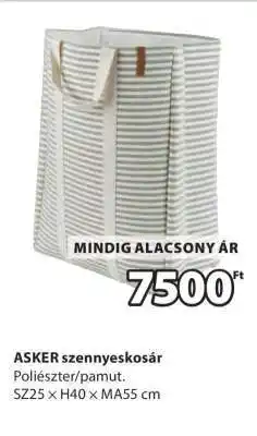 JYSK ASKER szennyeskosár ajánlat