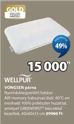 JYSK WELLPUR VONGSEN párna ajánlat